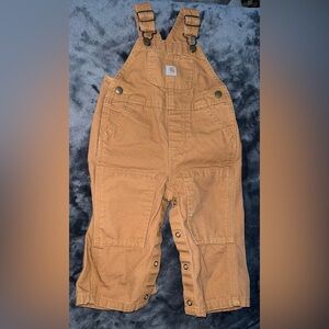 Carhartt Bib Overall in Carhartt Brown Size 12M